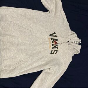 Vans Light Gray Hoodie with Logo